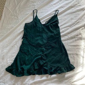 Princess Polly Silky Wrap Mini Dress